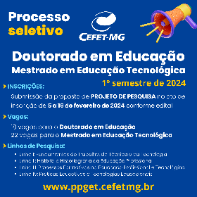 Portal De Programas De P S-Gradua O (CEFET-MG)